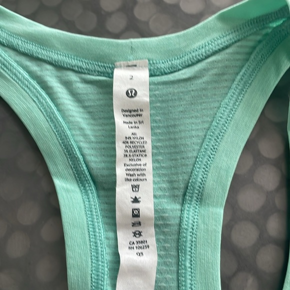 Lululemon racerback tank top - like new - Picture 2 of 3